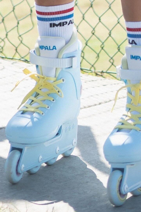 SURFSHOP SURFWAX | IMPALA LIGHTSPEED INLINE SKATE - SKY BLUE YELLOW
