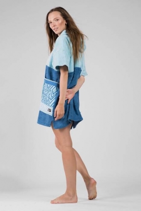 WAVE HAWAII LIETUVOJE | GOBTUVAS  - RANKŠLUOSTIS - PONČAS  | Bamboo Kids Poncho Maxi Gobtuvas|Surfwax Surf stiliaus apranga