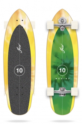 YOW x Medina Tie Dye 33″Complete Surfskate| Surfwax Surf stiliaus aprangos parduotuvė nuo 2010