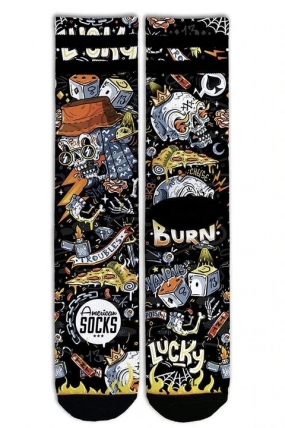 American Socks Lucky Vandals Kojinės| Surfwax Surf stiliaus aprangos parduotuvė nuo 2010