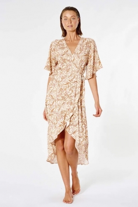 Ripcurl Lunar Wrap Dress| Moteriška vasariška suknelė| Surfwax Surf stiliaus aprangos parduotuvė nuo 2010