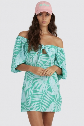 SURFWAX |  Billabong Mystic Beach Dress for Women |Lengva vasariška moteriška suknelė | Surfwax Surf stiliaus apranga