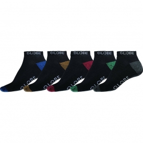Globe Ingles Ankle Sock 5 Pack Kojinės| Surfwax Surf stiliaus aprangos parduotuvė nuo 2010