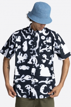 Element Garden Poplin Vyriški Marškiniai| Surfwax Surf stiliaus aprangos parduotuvė nuo 2010| Laisvalaikio Apranga