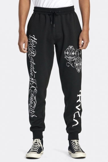 Rvca Mister Cartoon Tracksuit Pant| Vyriškos Kelnės| Surfwax Surf stiliaus aprangos parduotuvė nuo 2010