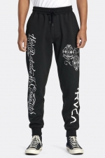 Rvca Mister Cartoon Tracksuit Pant| Vyriškos Kelnės| Surfwax Surf stiliaus aprangos parduotuvė nuo 2010