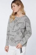 Chiemsee  Sweatshirt with Label Art pattern| Surfwax Surf Clothing shop since 2010