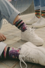 American Socks Día De Los Muertos Kojinės| Surfwax Surf stiliaus aprangos parduotuvė nuo 2010