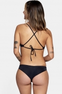 Rvca Solid Crossback Bikini Top For Women| Surfwax Surf Clothing shop since 2010