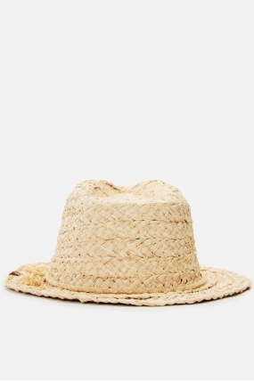 RipCurl In Lithuania|Sun Dance Straw Fedora Hat| Surfwax Surf Clothing shop since 2010