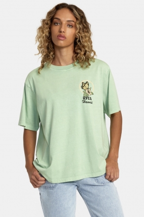 Rvca Hibiscus Hawaii Marškinėliai|Surfwax Surf stiliaus aprangos parduotuvė nuo 2010| Laisvalaikio Apranga