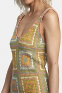 SURFWAX |RVCA Squared Crochet Dress for Women|  Surfwax Surf Clothing shop since 2010