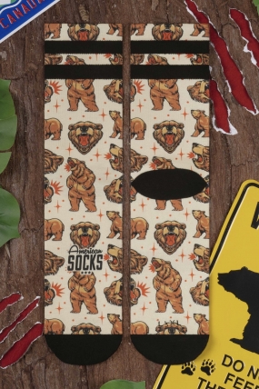 American Socks Grizzly Kojinės| Surfwax Surf stiliaus aprangos parduotuvė nuo 2010