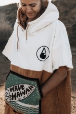 WAVE HAWAII Poncho Campeche Gobtuvas|Surfwax Surf stiliaus aprangos parduotuvė nuo 2010| Laisvalaikio Apranga