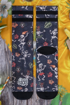American Socks Dancing Skeletons Kojinės | Surfwax Surf stiliaus aprangos parduotuvė nuo 2010