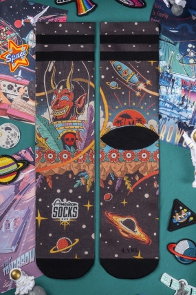 American Socks Space Holidays | Surfwax Surf Clothing shop since 2010