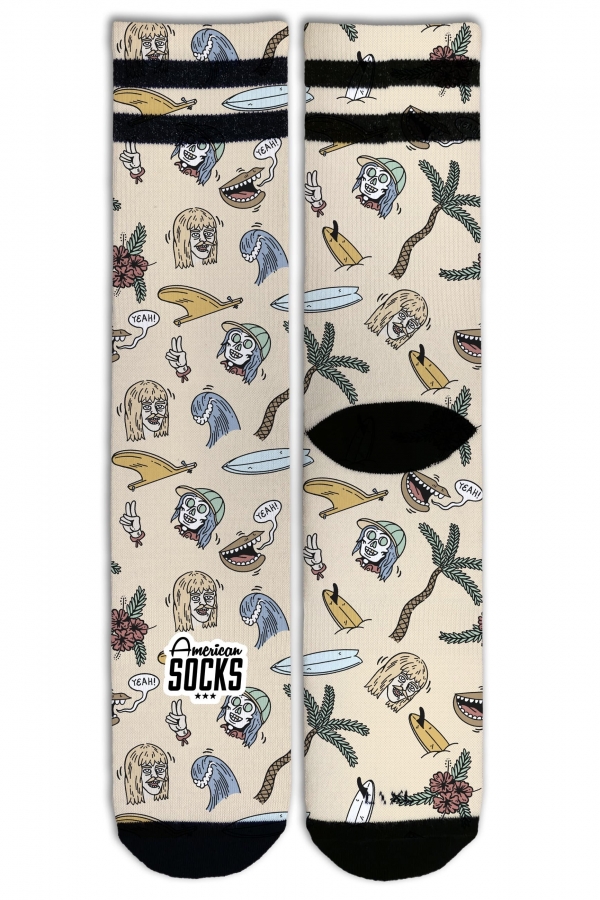American Socks Stinky Surfer Kojinės | Surfwax Surf stiliaus aprangos parduotuvė nuo 2010