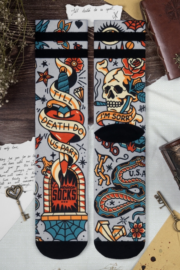 American Socks Till Death Do Us Part | Surfwax Surf Clothing shop since 2010