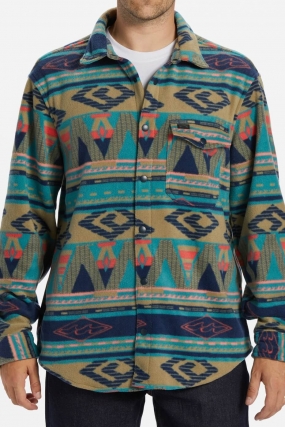 Billabong | laisvalaikio apranga | Furnace Flannel Fleece Vyriški Marškiniai| Surfwax Surf stiliaus apranga