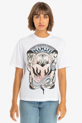Rvca Burning T-Shirt | Surfwax Surf Clothing shop since 2010