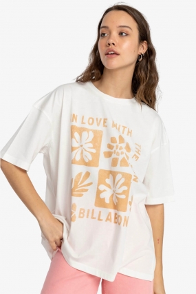Billabong In Love With The Sun T-Shirt for Women| Surfwax Surf Clothing shop since 2010