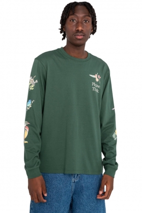 Element x Smokey Bear Birds Ilgarankoviai Vyriški Marškinėliai|Surfwax Surf stiliaus aprangos parduotuvė nuo 2010
