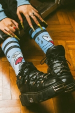American Socks Shark Strike Kojinės| Surfwax Surf stiliaus aprangos parduotuvė nuo 2010