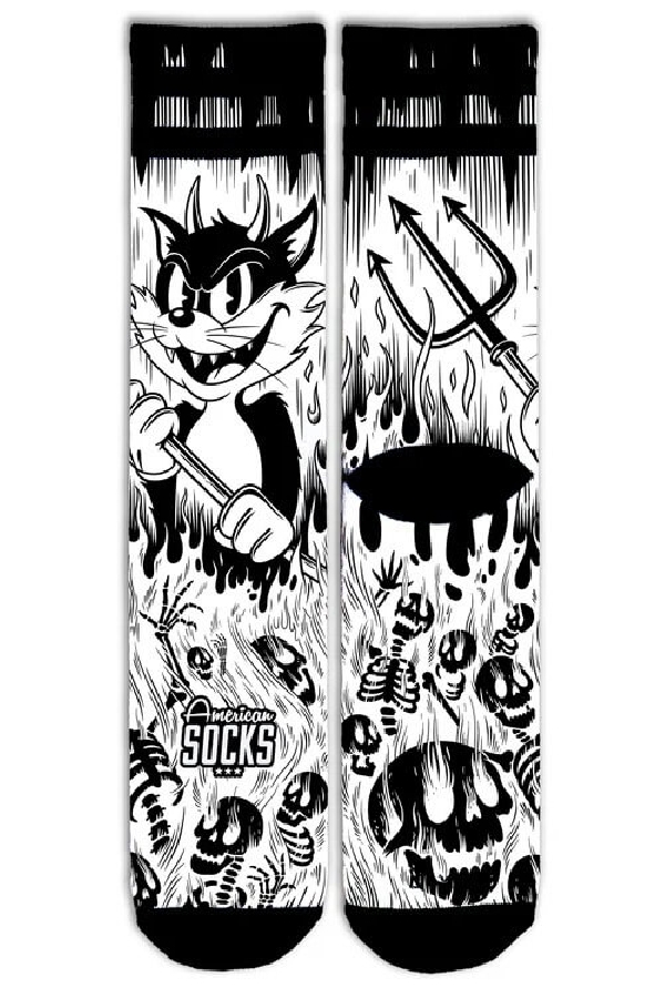 American Socks Evil Cat Kojinės