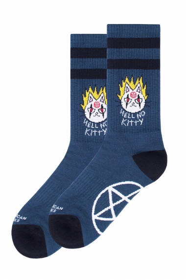 American Socks Hell No Kitty | Surfwax Surf Clothing shop since 2010