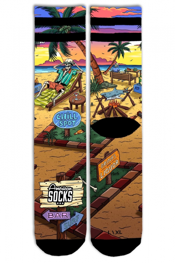 American Socks Chiller | Surfwax Surf Clothing shop since 2010