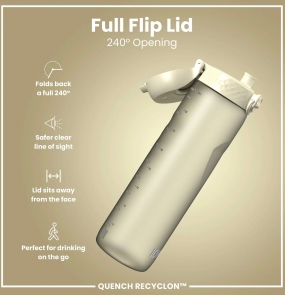 Ion8 Leak Proof 1 Litre Sports Water Bottle, Bpa Free, 1000ml | Surfwax Surf Clothing shop since 2010