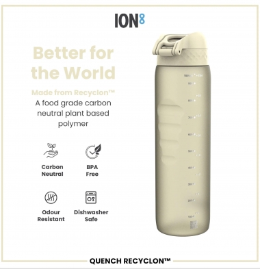 Ion8 Leak Proof 1 Litre Sports Water Bottle, Bpa Free, 1000ml | Surfwax Surf Clothing shop since 2010