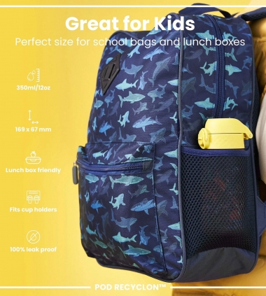Ion8 Leak Proof Kids Water Bottle, Bpa Free, 350ml | Surfwax Surf Clothing shop since 2010