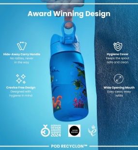 Ion8 Leak Proof Kids Water Bottle, Bpa Free, 350ml | Surfwax Surf Clothing shop since 2010