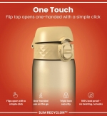Ion8 Leak Proof Slim Water Bottle, Bpa Free, 500ml | Sandari, Higieniška Gertuvė |