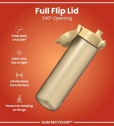 Ion8 Leak Proof Slim Water Bottle, Bpa Free, 500ml  | Surfwax Surf Clothing shop since 2010