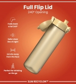 Ion8 Leak Proof Slim Water Bottle, Bpa Free, 500ml | Sandari, Higieniška Gertuvė |