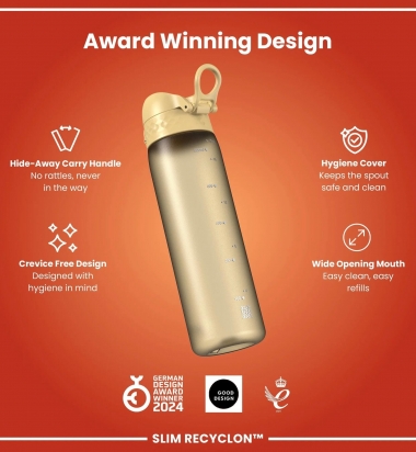Ion8 Leak Proof Slim Water Bottle, Bpa Free, 500ml  | Surfwax Surf Clothing shop since 2010