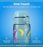 Ion8 Leak Proof Slim Water Bottle, Bpa Free, 500ml | Sandari, Higieniška Gertuvė |