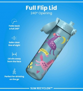 Ion8 Leak Proof Slim Water Bottle, Bpa Free, 500ml | Sandari, Higieniška Gertuvė |