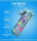 Ion8 Leak Proof Slim Water Bottle, Bpa Free, 500ml | Sandari, Higieniška Gertuvė |