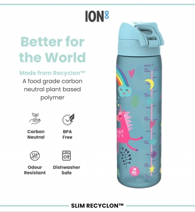 Ion8 Leak Proof Slim Water Bottle, Bpa Free, 500ml  | Surfwax Surf Clothing shop since 2010