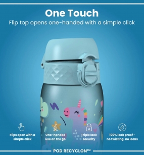 Ion8 Leak Proof Kids Water Bottle, Bpa Free, 350ml |Gertuvė Vaikams| Surfwax Surf stiliaus aprangos parduotuvė nuo 2010