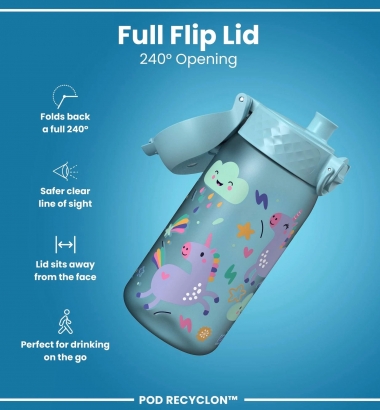 Ion8 Leak Proof Kids Water Bottle, Bpa Free, 350ml | Surfwax Surf Clothing shop since 2010