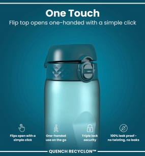 Ion8 Leak Proof 1 Litre Sports Water Bottle, Bpa Free, Motivator 1000ml | Sandari, Higieniška Gertuvė |