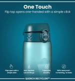 Ion8 Leak Proof 1 Litre Sports Water Bottle, Bpa Free, Motivator 1000ml | Sandari, Higieniška Gertuvė |