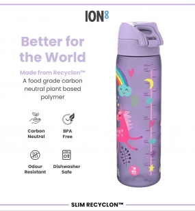 Ion8 Leak Proof Slim Water Bottle, Bpa Free, 500ml  | Surfwax Surf Clothing shop since 2010
