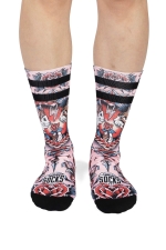 American Socks | Feline Hearts Drėgmę Sugeriančios Kojinės| Surfwax Surf stiliaus aprangos parduotuvė nuo 2010
