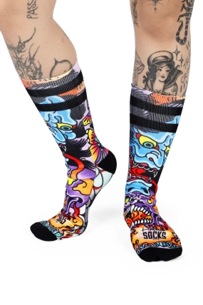American Socks | Hannya Drėgmę Sugeriančios Kojinės| Surfwax Surf stiliaus aprangos parduotuvė nuo 2010