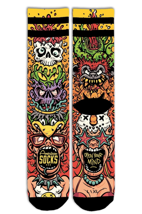 American Socks Open Your Mind | Surfwax Surf Clothing shop since 2010